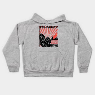 Solidarity Workers Unite Kids Hoodie